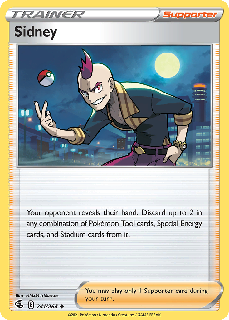 Sidney 241/264 Fusion Strike English Pokémon card