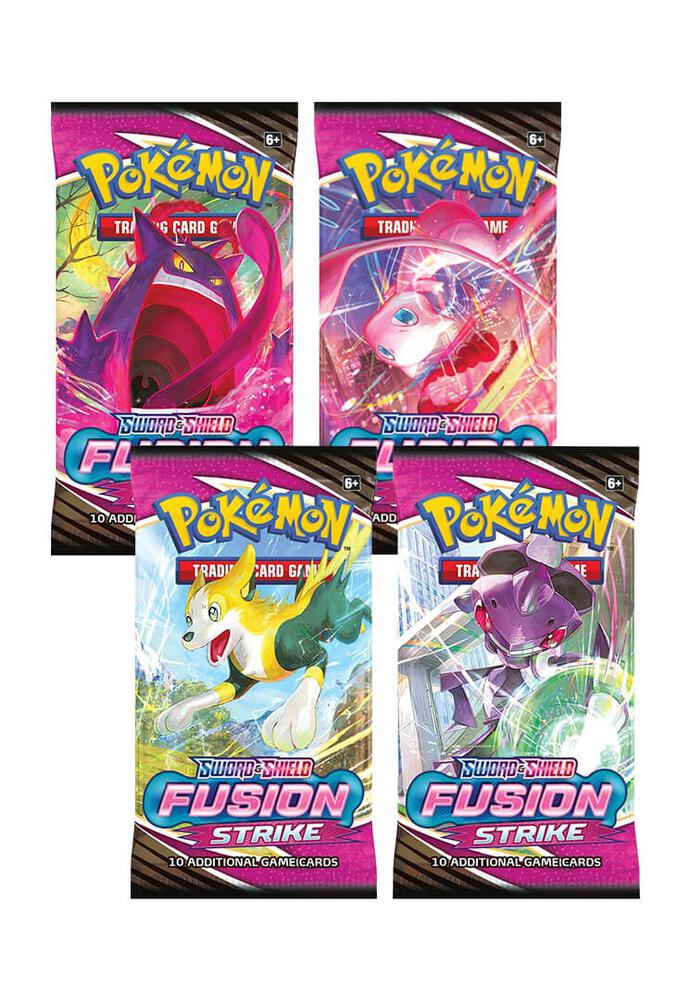 Pokémon TCG: Fusion Strike — Booster Pack Art Set — 4 Artworks factory sealed