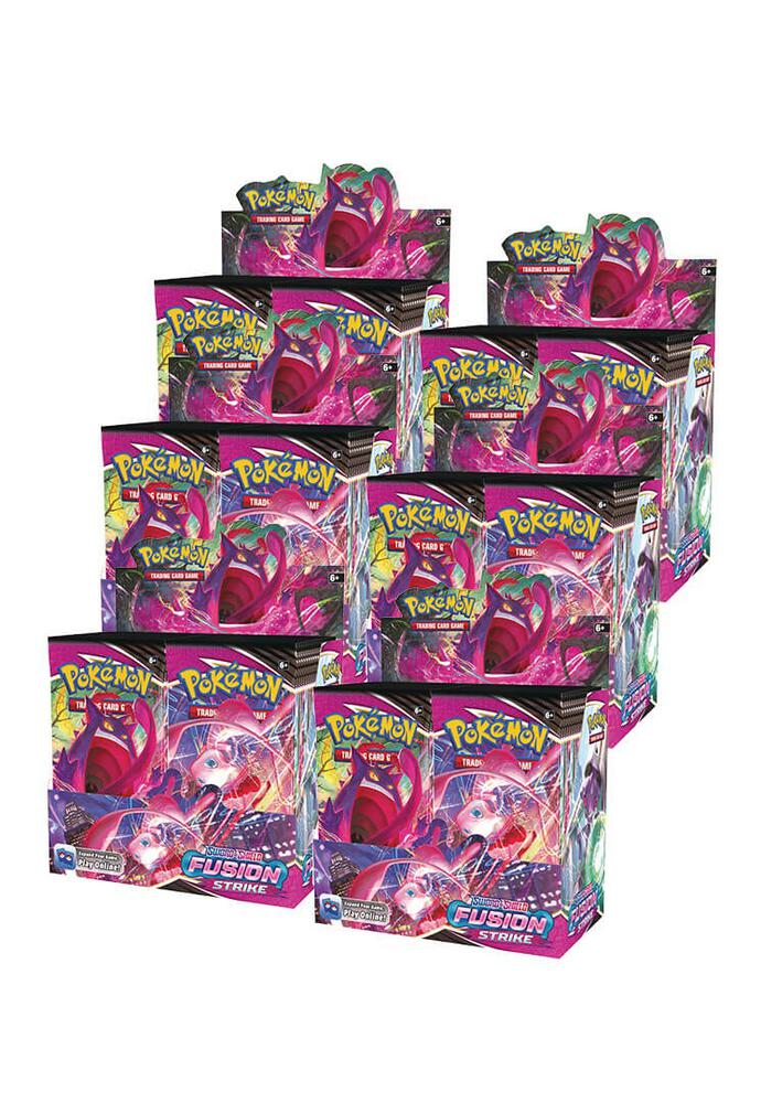 Pokémon TCG: Fusion Strike — Booster Display Case — 6 Boxes factory sealed