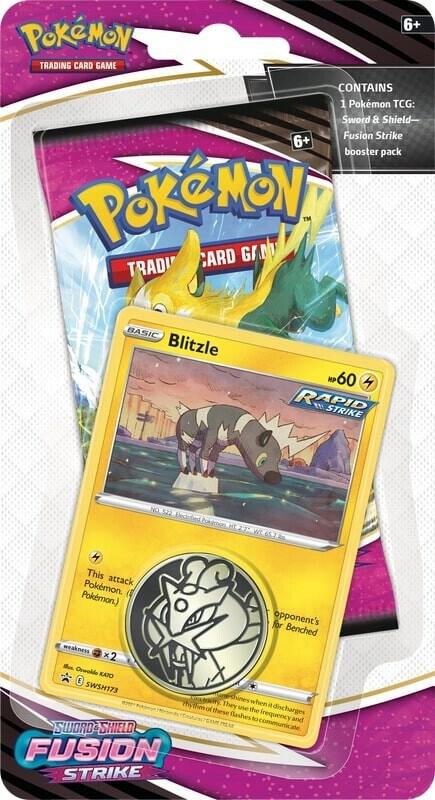 Pokémon TCG: Fusion Strike — Single-Pack Checklane Blister factory sealed