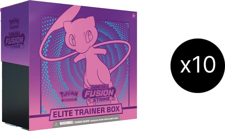 Pokémon TCG: Fusion Strike — Elite Trainer Box Case factory sealed