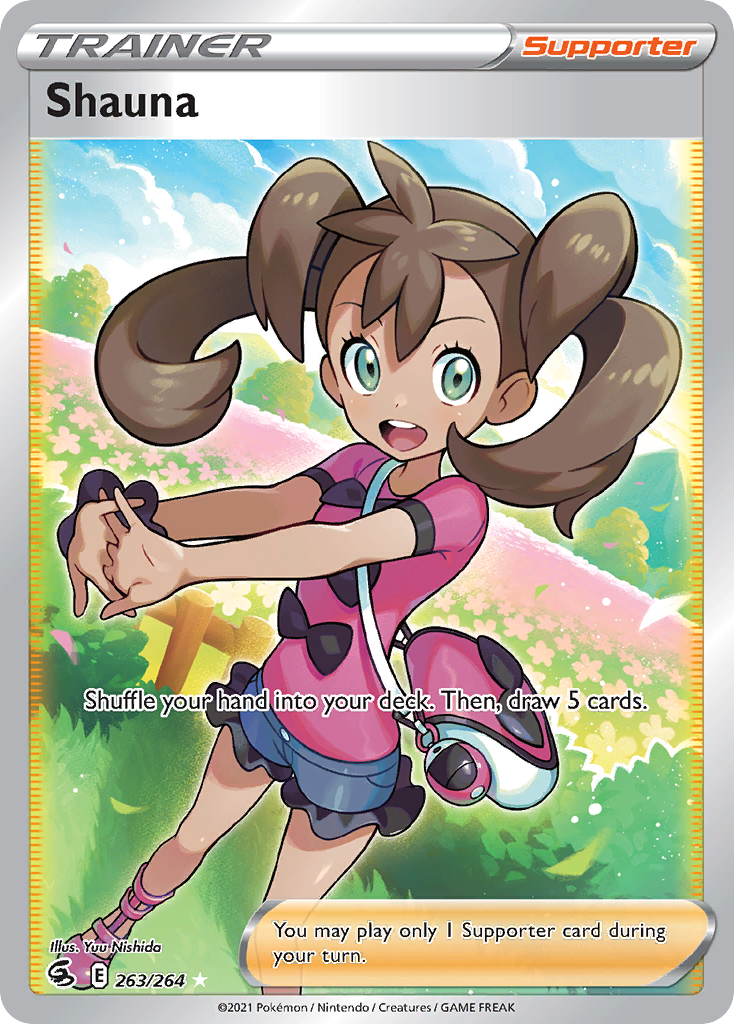 Shauna 263/264 Fusion Strike English Pokémon card