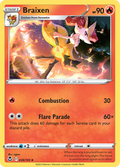 Braixen 26/195 Silver Tempest English card