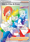 Chili & Cilan & Cress 273/264 Fusion Strike English card