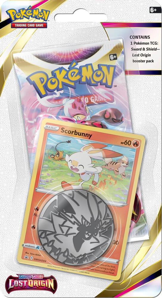 Lost Origin Single-Pack Blister — Scorbunny Promo factory-sealed product