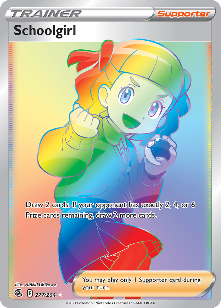 Schoolgirl 277/264 Fusion Strike English card