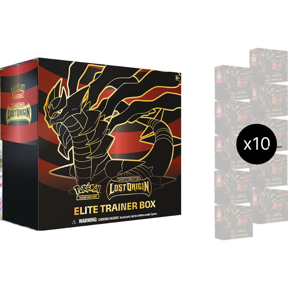 Lost Origin Elite Trainer Box Case — 10 Boxes factory-sealed product