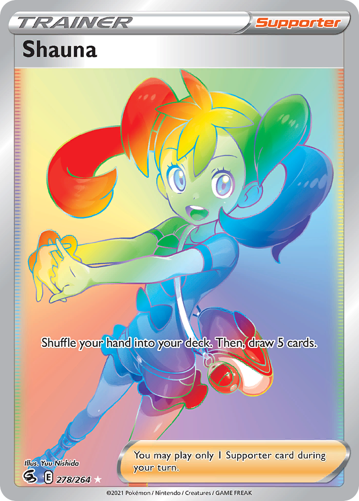 Shauna 278/264 Fusion Strike English Pokémon card