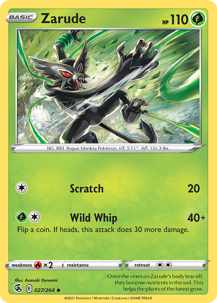 Zarude 27/264 Fusion Strike English card