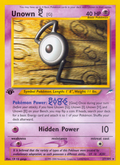 Unown [G] 27/105 Neo Destiny English Pokemon card