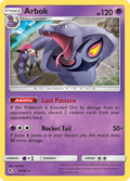 Arbok 27/68 Hidden Fates English Pokémon card