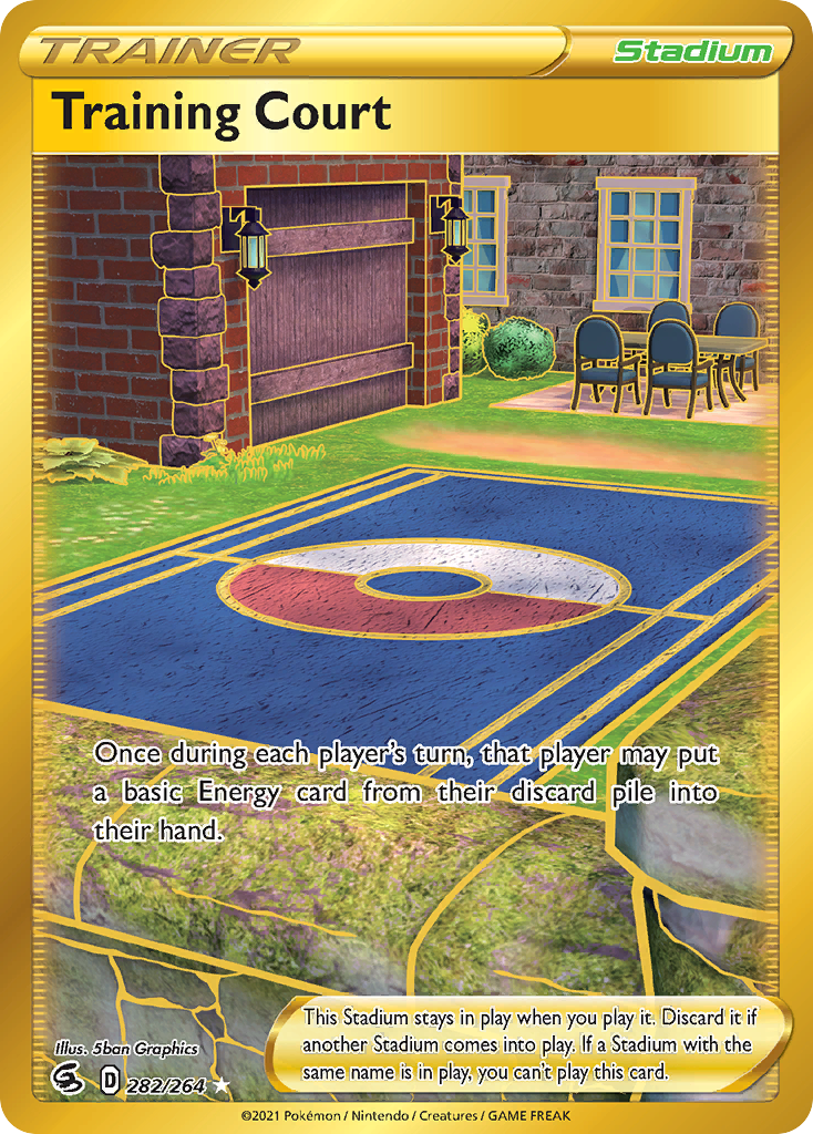 Training Court 282/264 Fusion Strike English Pokémon card