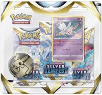 Silver Tempest 3-Pack Blister — Togetic Promo sealed Pokémon TCG product