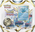 Silver Tempest 3-Pack Blister — Manaphy Promo sealed Pokémon TCG product