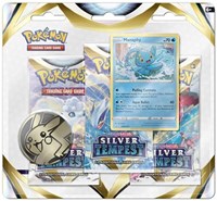Silver Tempest 3-Pack Blister — Manaphy Promo sealed Pokémon TCG product