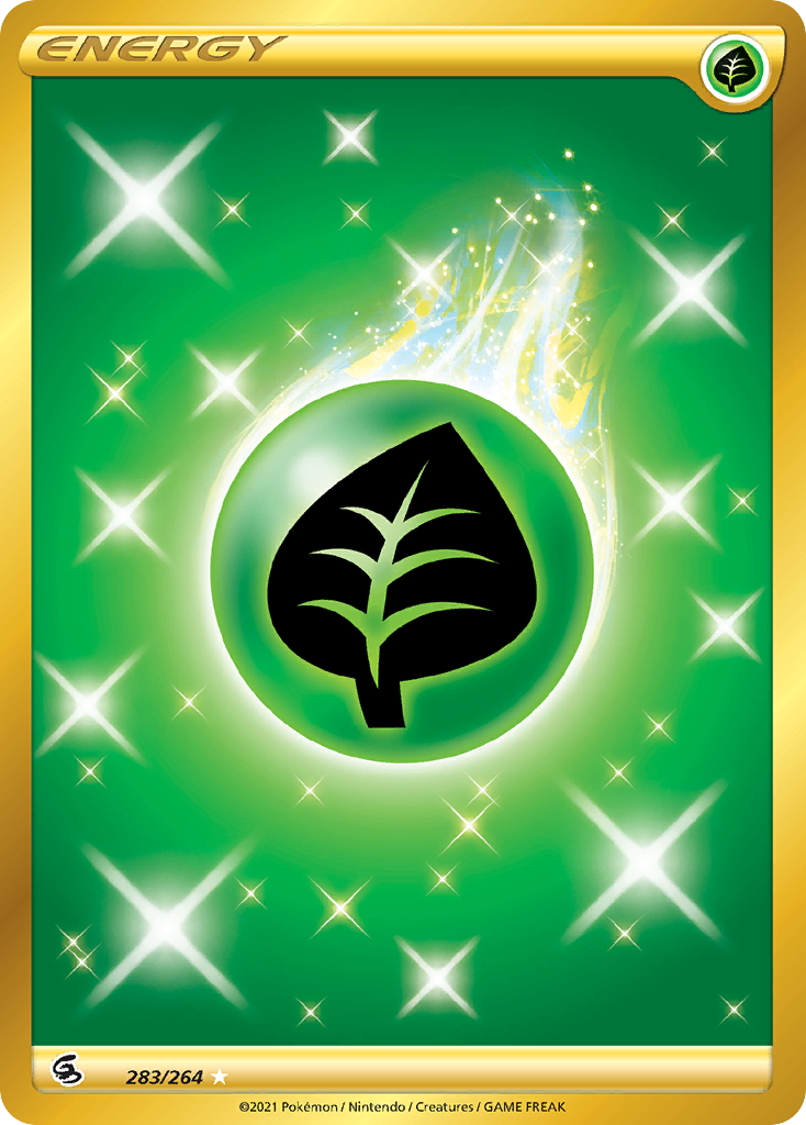 Grass Energy 283/264 Fusion Strike English Pokémon card