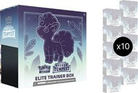 Silver Tempest Elite Trainer Box Case — 10 ETBs sealed Pokémon TCG product
