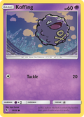 Koffing 28/68 Hidden Fates English Pokémon card