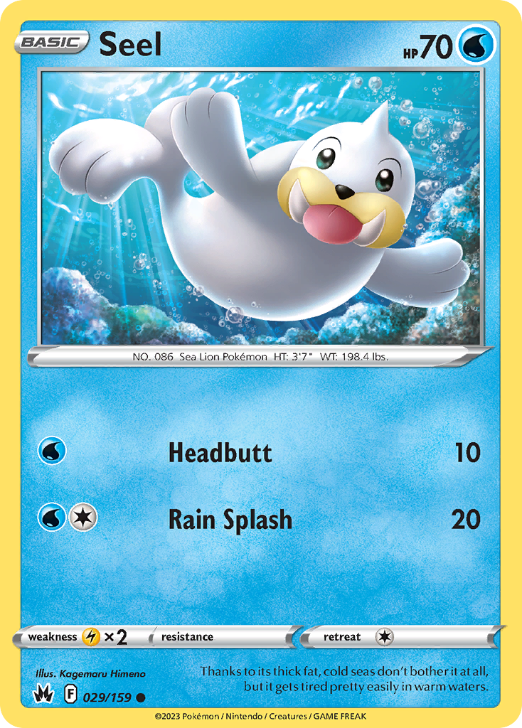 Seel 29/159 Crown Zenith English card