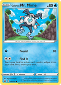 Galarian Mr. Mime 30/159 Crown Zenith English card