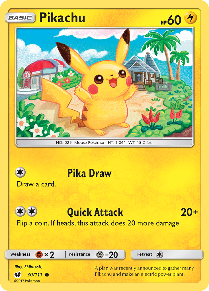 Pikachu - Crimson Invasion #30/111