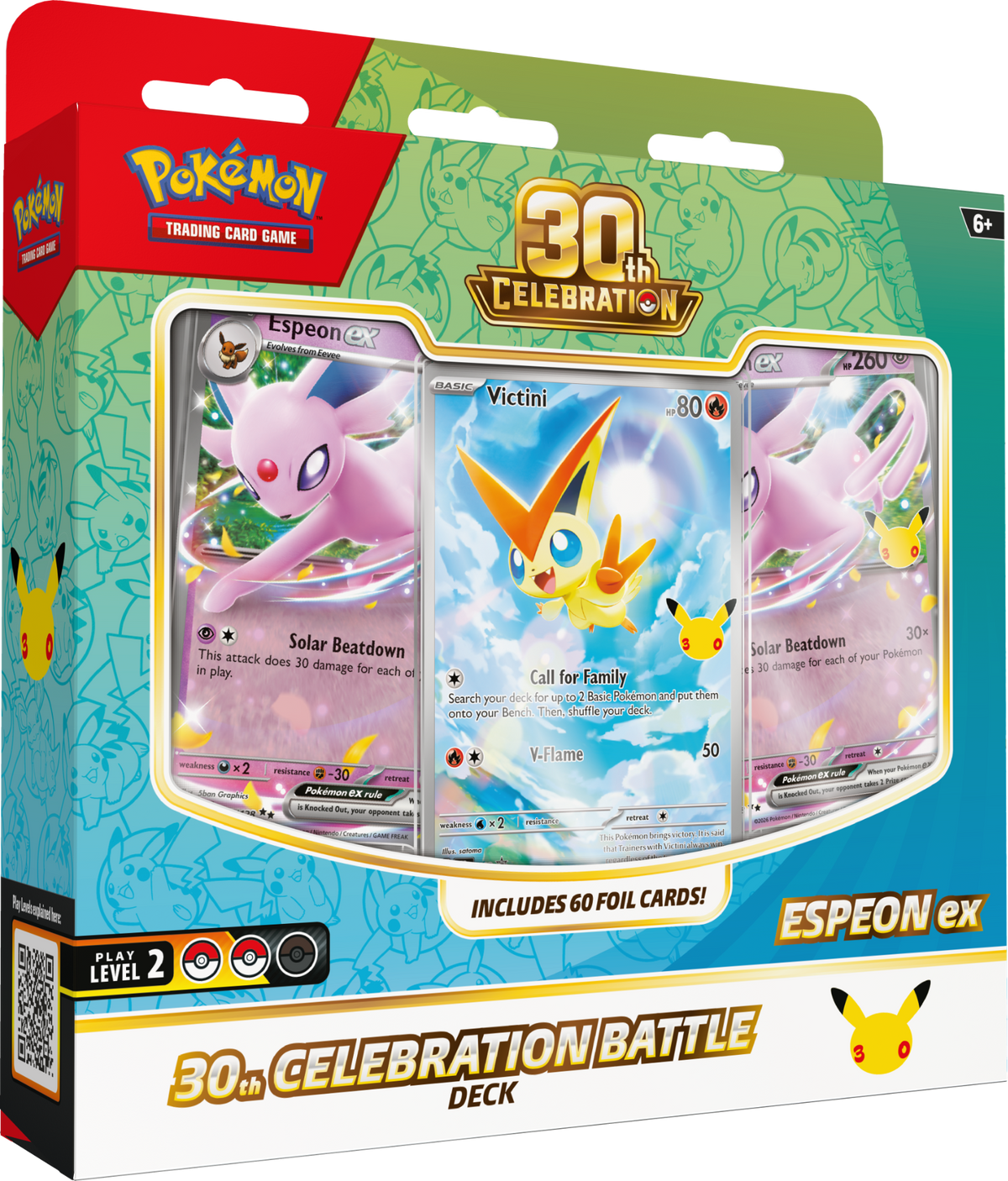 30th Celebration Battle Decks — Espeon ex Battle Deck — Pokémon TCG [EN] — FrostPeak Collectibles