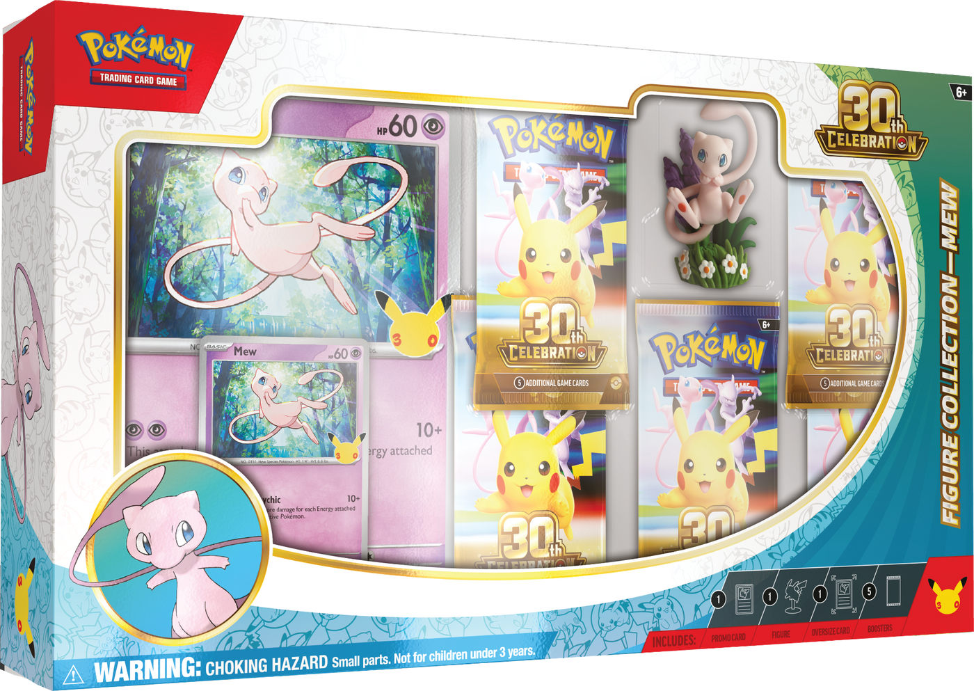 30th Celebration Figure Collections — Mew Figure Collection box English Pokémon TCG product