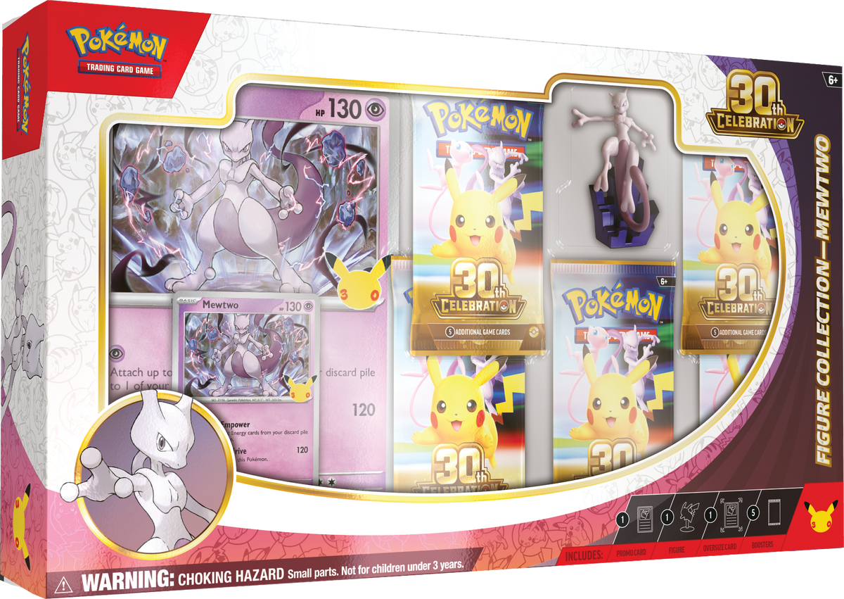 30th Celebration Figure Collections — Mewtwo Figure Collection box — Pokémon TCG [EN] — FrostPeak Collectibles