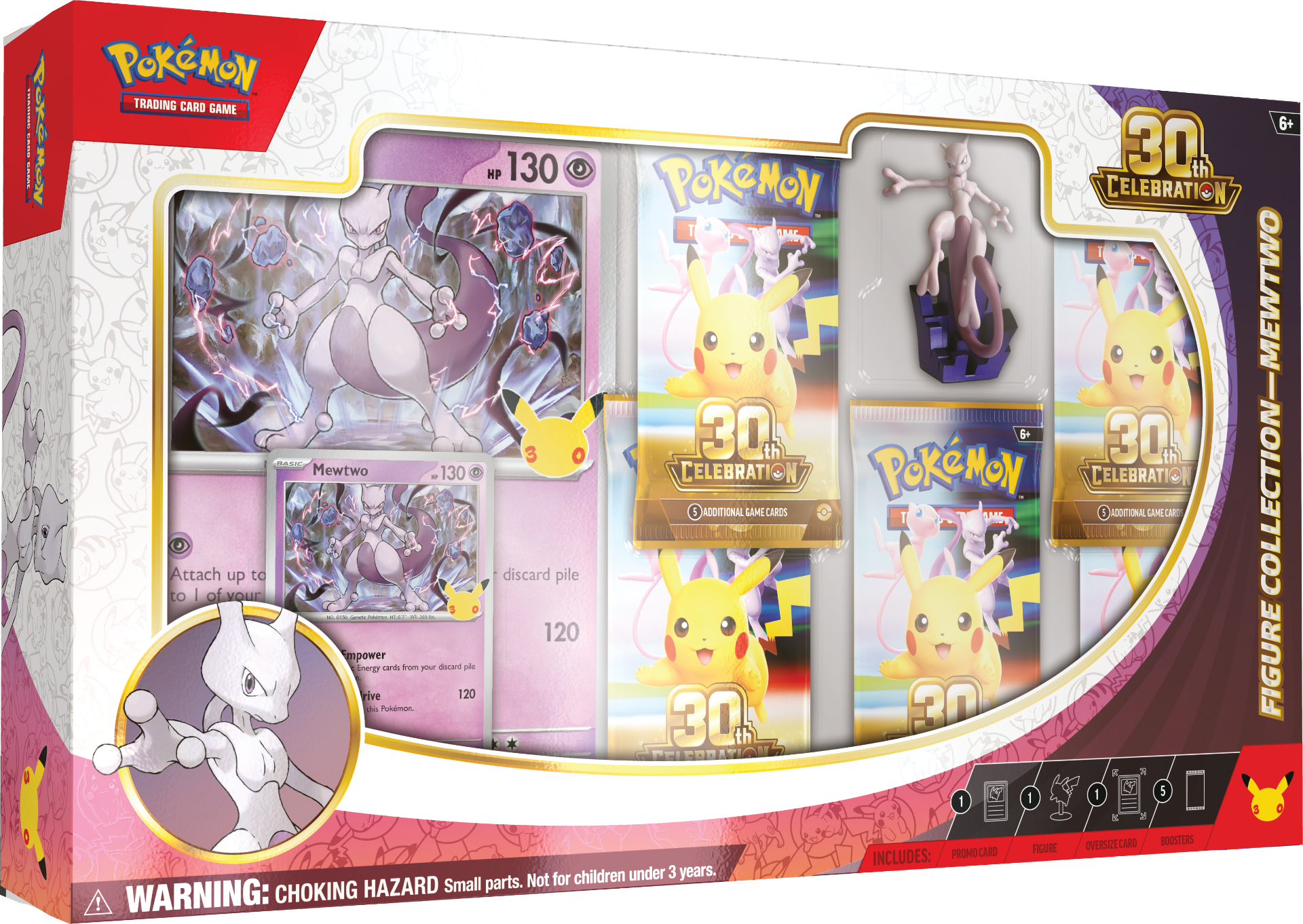 30th Celebration Figure Collections — Mewtwo Figure Collection box English Pokémon TCG product