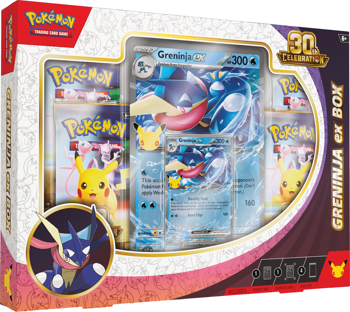 30th Celebration Pokémon ex Boxes — Greninja ex Box English Pokémon TCG product