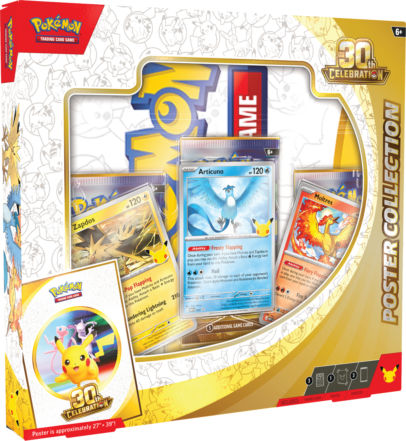 30th Celebration Poster Collection — Poster Collection English Pokémon TCG product
