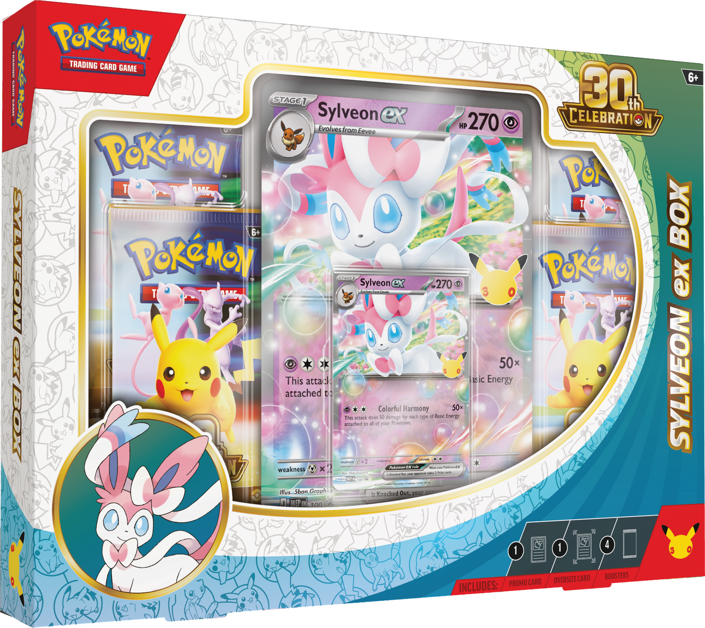 30th Celebration Pokémon ex Boxes — Sylveon ex Box English Pokémon TCG product