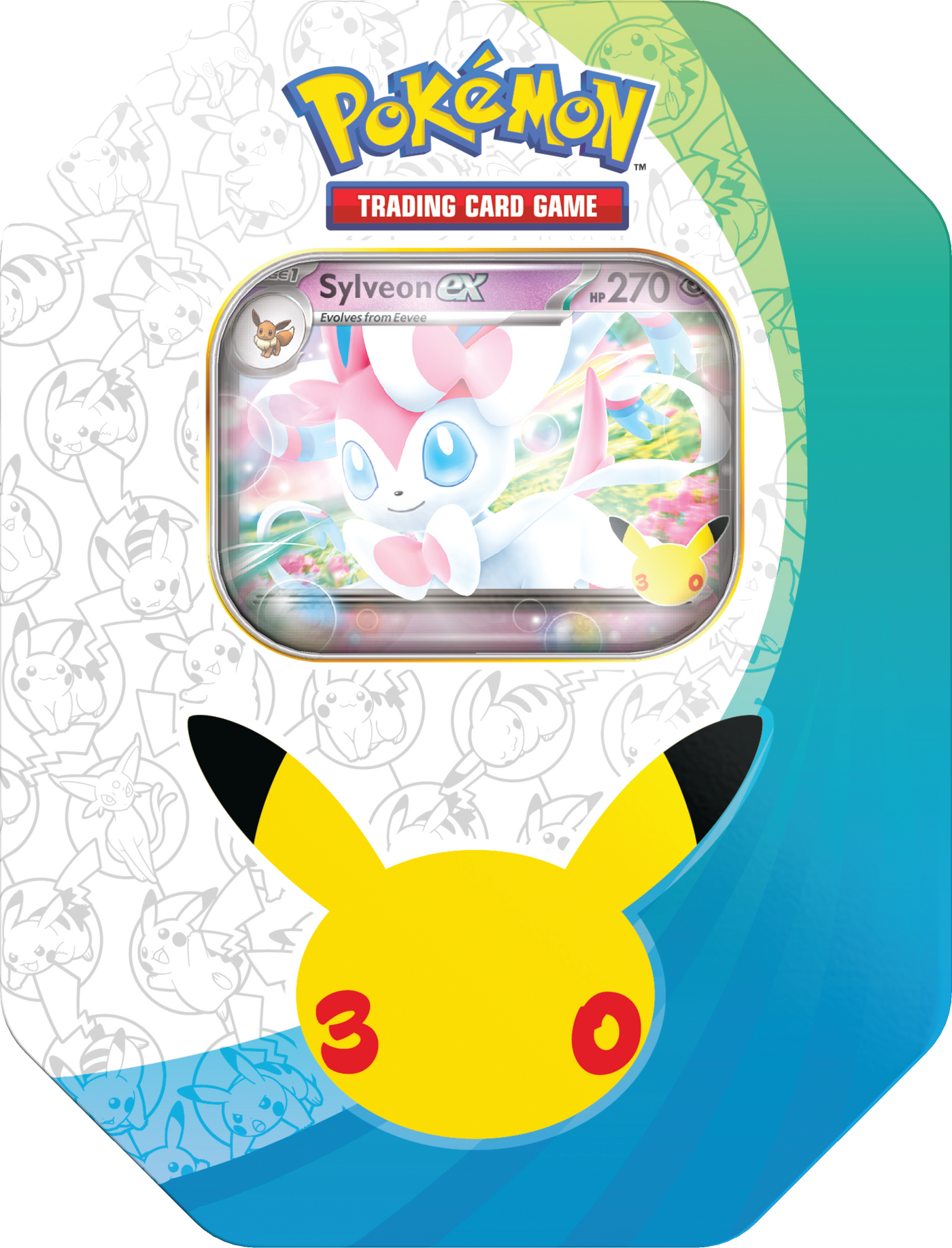 30th Celebration Pokémon ex Tins — Sylveon ex Tin English Pokémon TCG product