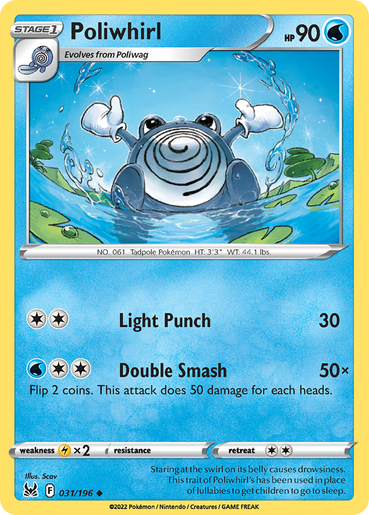 Poliwhirl 31/196 Lost Origin English card
