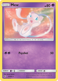 Mew 32/68 Hidden Fates English Pokémon card