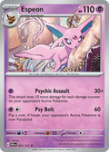 Espeon 33/131 Prismatic Evolutions English Pokémon card artwork