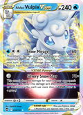 Alolan Vulpix VSTAR 34/195 Silver Tempest English card
