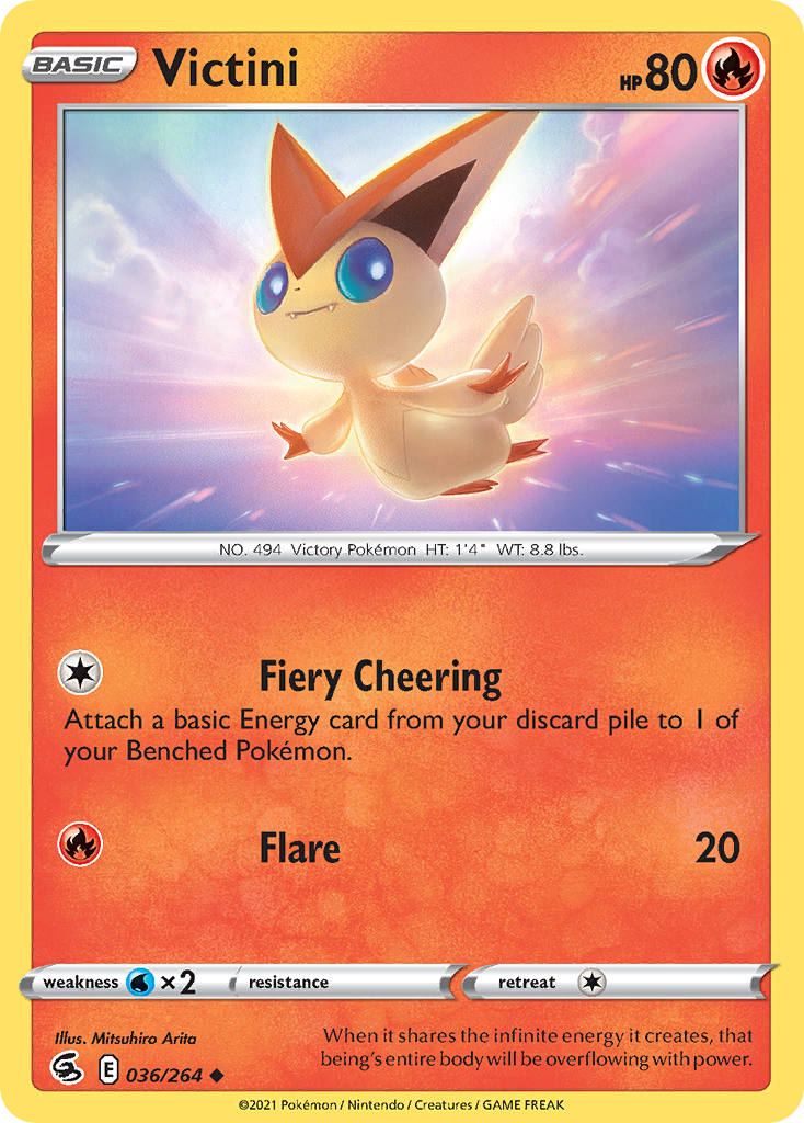 Victini 36/264 Fusion Strike English card