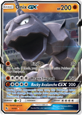 Onix GX 36/68 Hidden Fates English Pokémon card