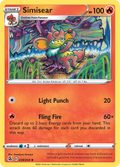 Simisear 38/264 Fusion Strike English Pokémon card