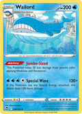 Wailord 38/195 Silver Tempest English card