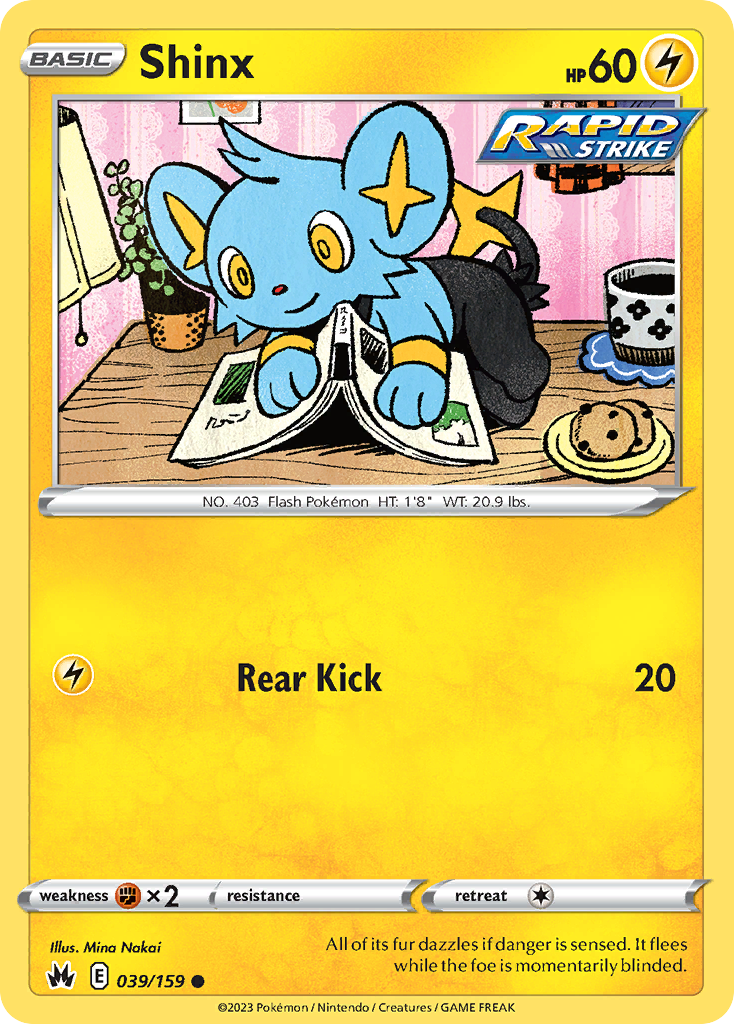 Shinx 39/159 Crown Zenith English card