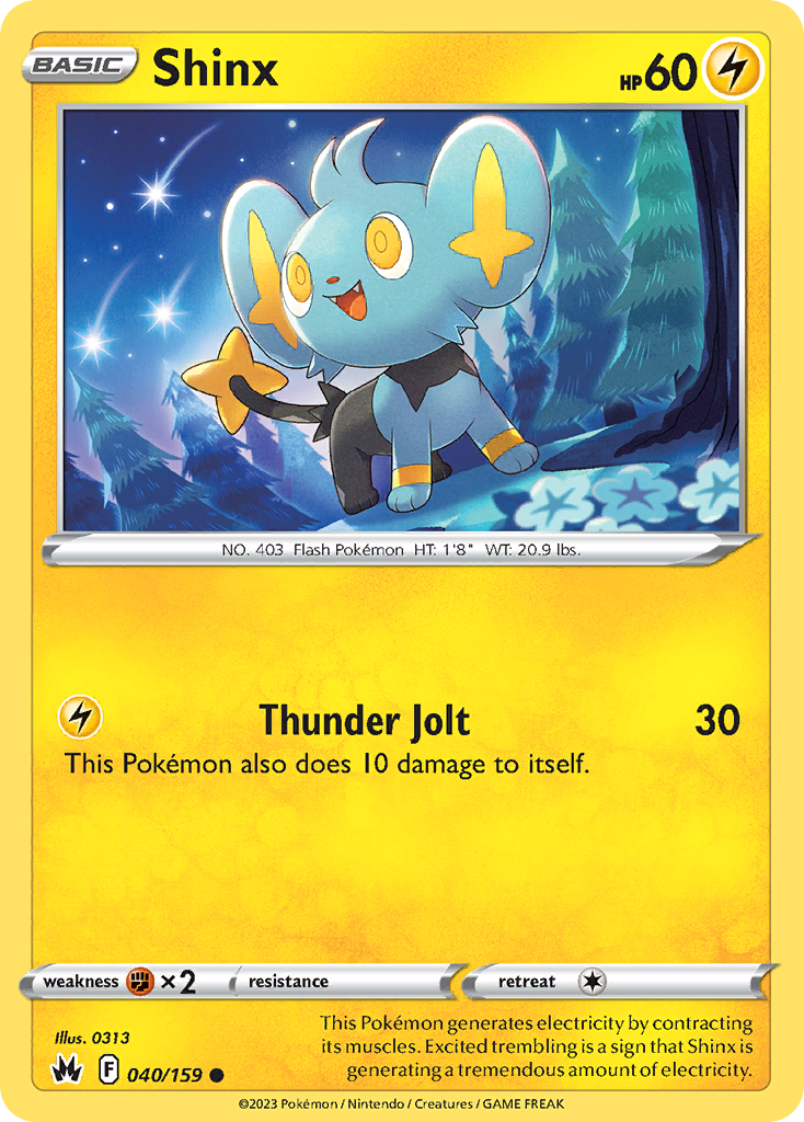 Shinx 40/159 Crown Zenith English card