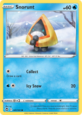 Snorunt 41/195 Silver Tempest English Pokémon card