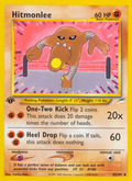 Hitmonlee 42/105 Neo Destiny English Pokemon card