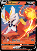 Cinderace V 43/264 Fusion Strike English card