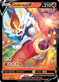 Cinderace V 44/264 Fusion Strike English card