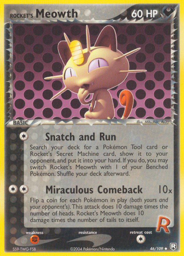 Rocket's Meowth - EX Team Rocket Returns #46