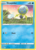 Dewpider 47/195 Silver Tempest English card