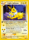 Light Jolteon 48/105 Neo Destiny English Pokemon card